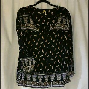 Live 4 Truth Lightweight Boho Elephant Blouse